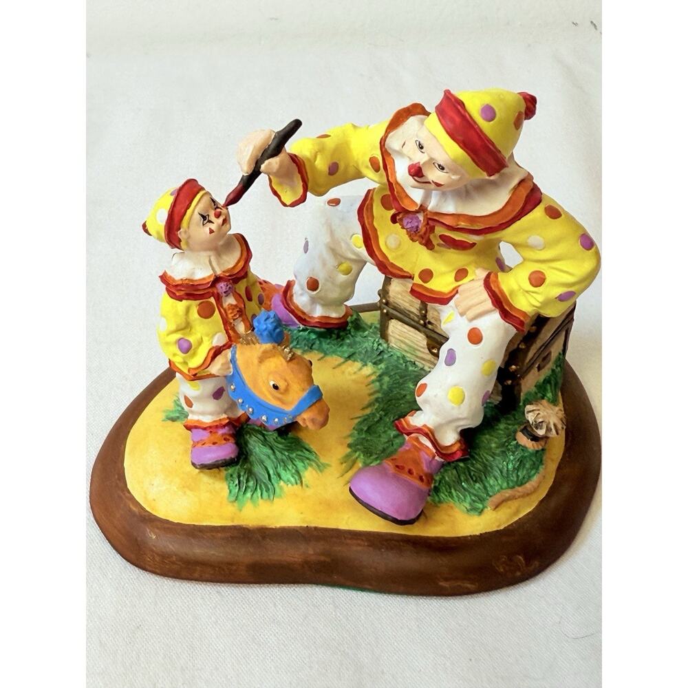 Vtg Mirror Image By Francis Barnum’s Class Clowns Figurine